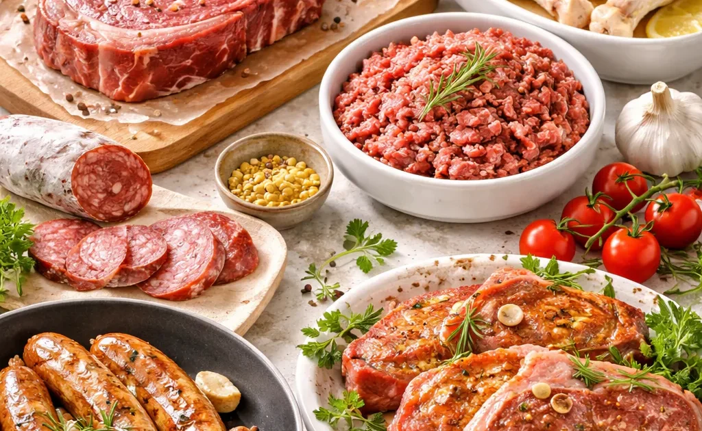 Fleischtheke: Wurst und Fleisch aus aller Welt