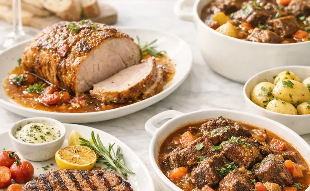 Garmethoden für Fleisch