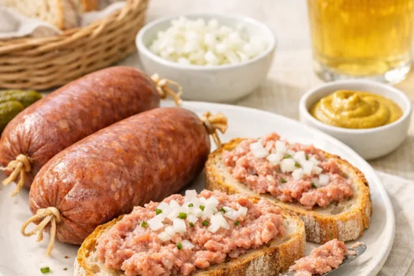 Hamburger Gekochte Hamburger Gekochte