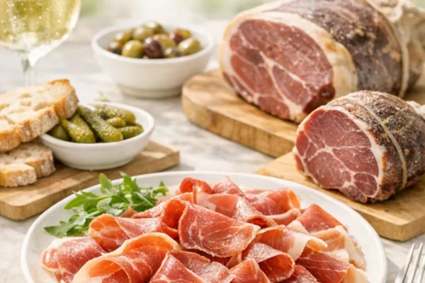 Jambon sec des Ardennes und Noix de jambon sec des Ardennes
