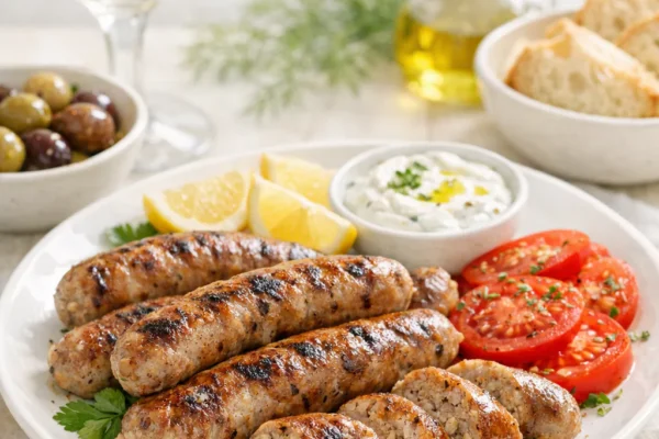 Rezept für Loukaniko Rezept für Loukaniko