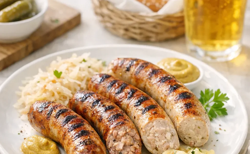 Rohe Bratwurst