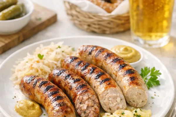 Rohe Bratwurst