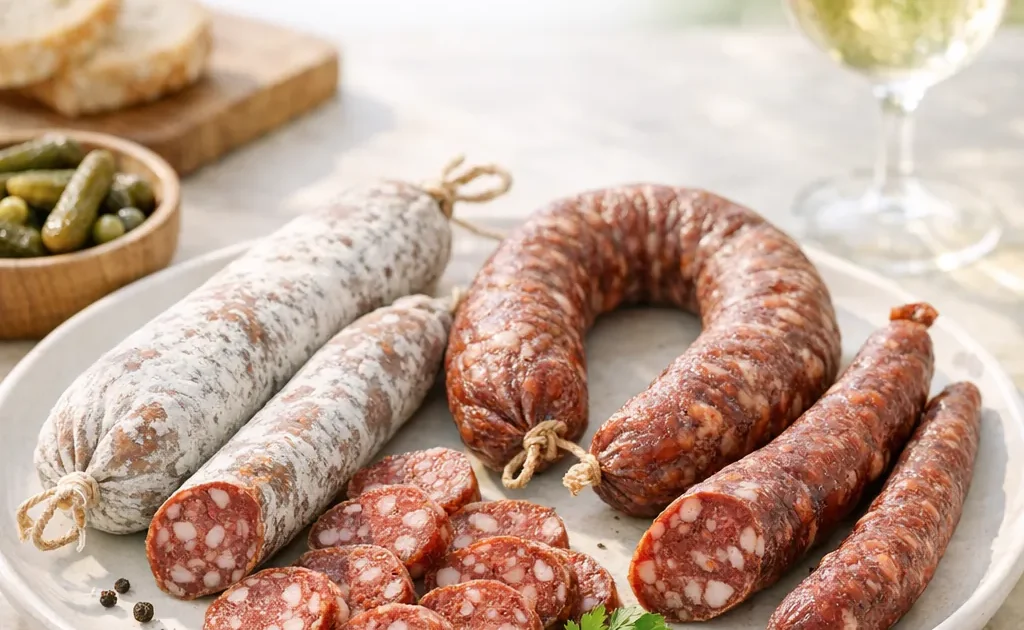 Saucisson d’Ardenne / Petit Saucisson d’Ardenne / Collier d’Ardenne / Pipe d’Ardenne