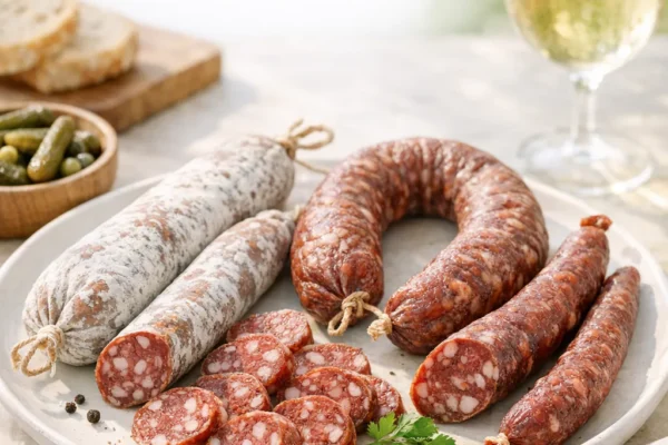 Saucisson d’Ardenne / Petit Saucisson d’Ardenne / Collier d’Ardenne / Pipe d’Ardenne Saucisson d’Ardenne / Petit Saucisson d’Ardenne / Collier d’Ardenne / Pipe d’Ardenne