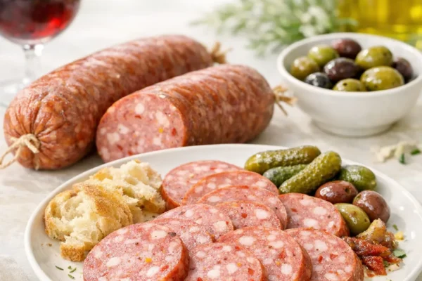 Spanische Schinkenwurst Spanische Schinkenwurst