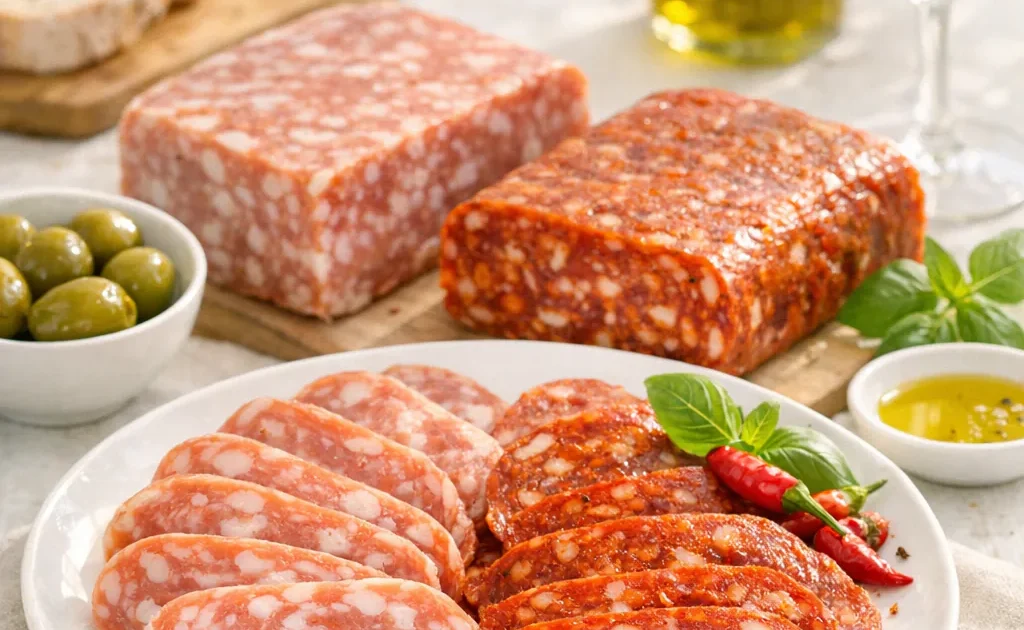 Spianata Romana und Spianata Calabrese