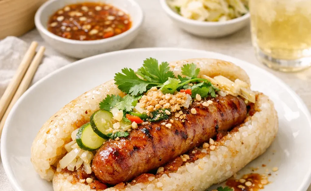 Taiwanische Klebreiswurst