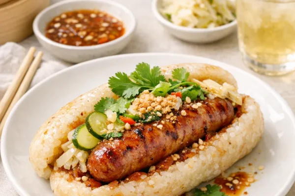 Taiwanische Klebreiswurst Taiwanische Klebreiswurst