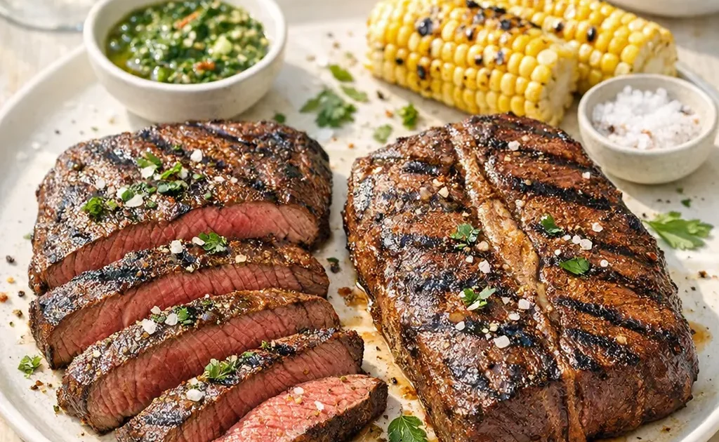 Top Blade Steak und Flat Iron Steak