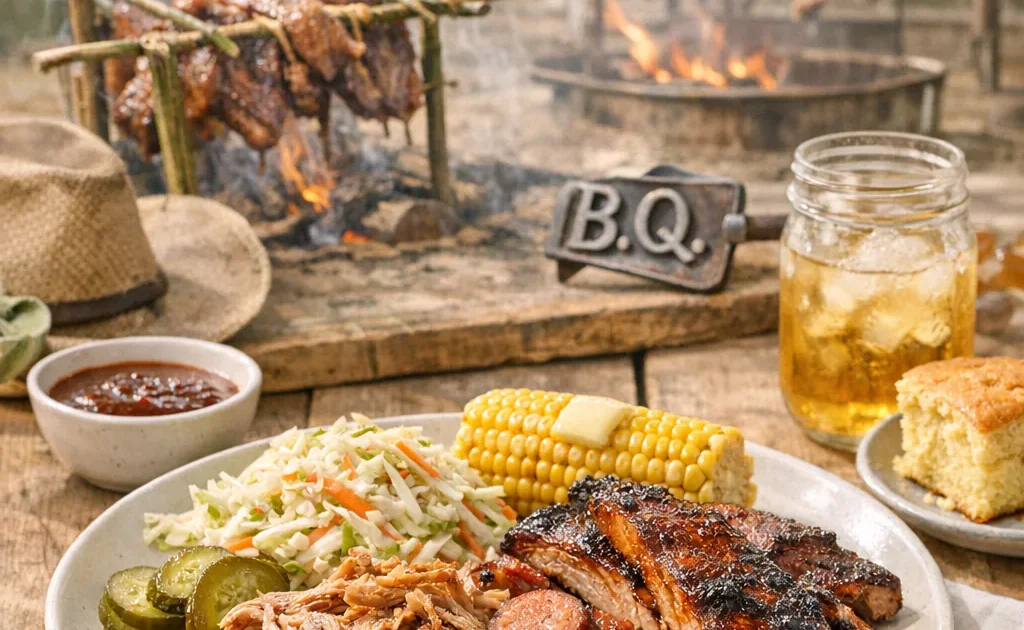 Woher stammt das Wort "Barbecue"?