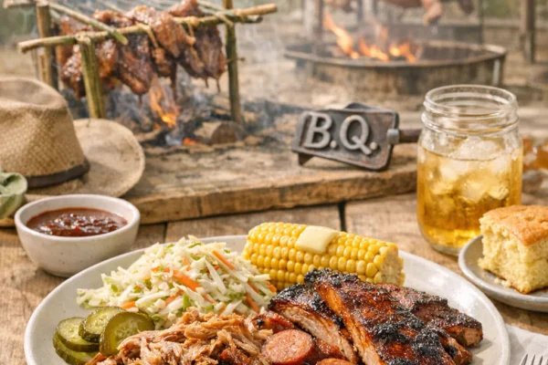 Woher stammt das Wort „Barbecue“? Woher stammt das Wort "Barbecue"?