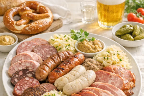 Wurst und Schinken aus Deutschland, nach Bundesländern geordnet Wurst und Schinken aus Deutschland, nach Bundesländern geordnet